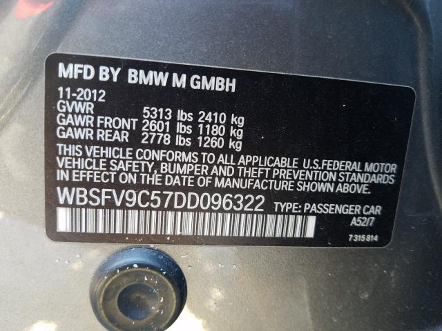 Photo 9 VIN: WBSFV9C57DD096322 - BMW M5 