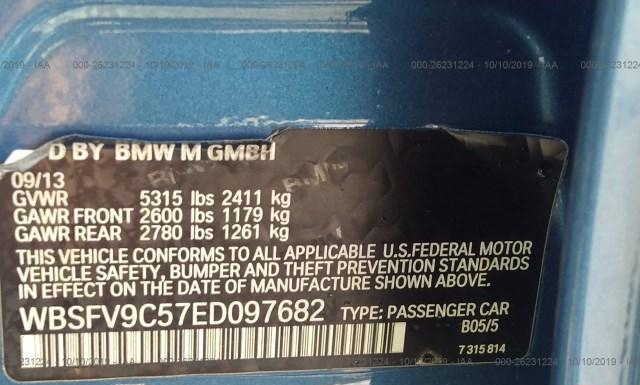 Photo 8 VIN: WBSFV9C57ED097682 - BMW M5 