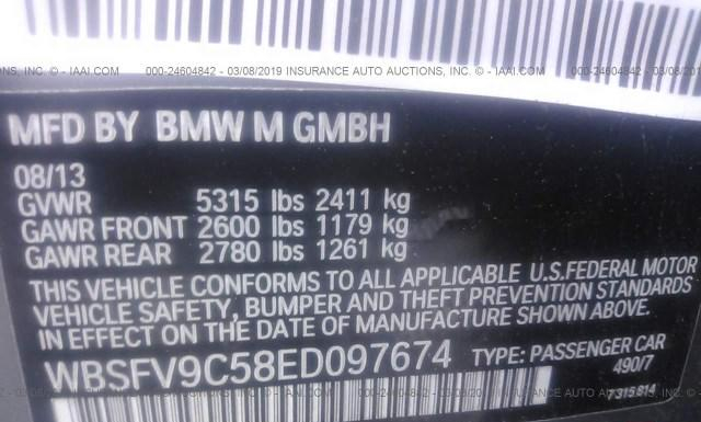 Photo 8 VIN: WBSFV9C58ED097674 - BMW M5 