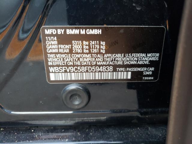 Photo 9 VIN: WBSFV9C58FD594838 - BMW M5 