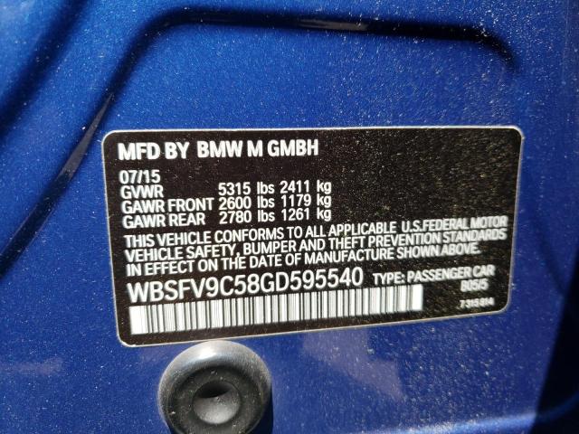 Photo 11 VIN: WBSFV9C58GD595540 - BMW M5 