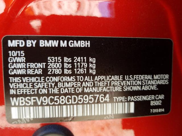 Photo 9 VIN: WBSFV9C58GD595764 - BMW M5 