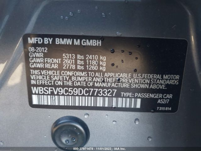 Photo 8 VIN: WBSFV9C59DC773327 - BMW M5 