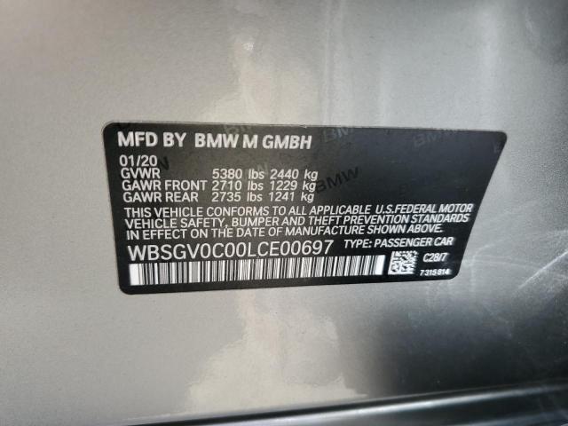 Photo 12 VIN: WBSGV0C00LCE00697 - BMW M8 