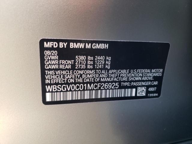 Photo 11 VIN: WBSGV0C01MCF26925 - BMW M8 