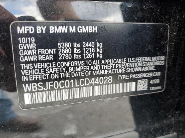 Photo 11 VIN: WBSJF0C01LCD44028 - BMW M5 BASE 