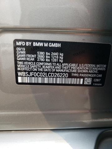 Photo 11 VIN: WBSJF0C02LCD26220 - BMW M5 BASE 