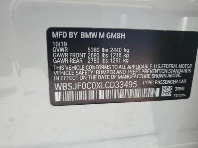 Photo 11 VIN: WBSJF0C0XLCD33495 - BMW M5 BASE 