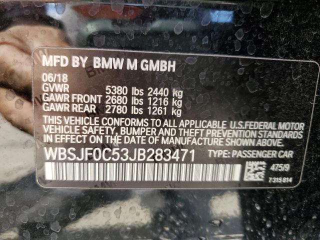 Photo 12 VIN: WBSJF0C53JB283471 - BMW M5 