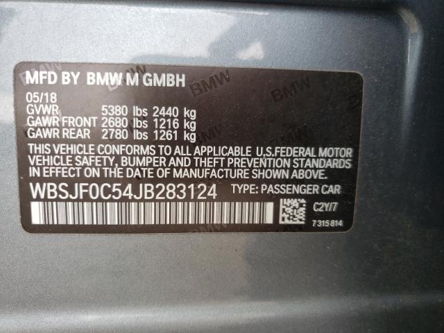 Photo 9 VIN: WBSJF0C54JB283124 - BMW M5 