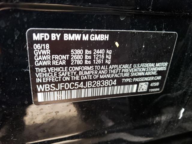 Photo 9 VIN: WBSJF0C54JB283804 - BMW M5 