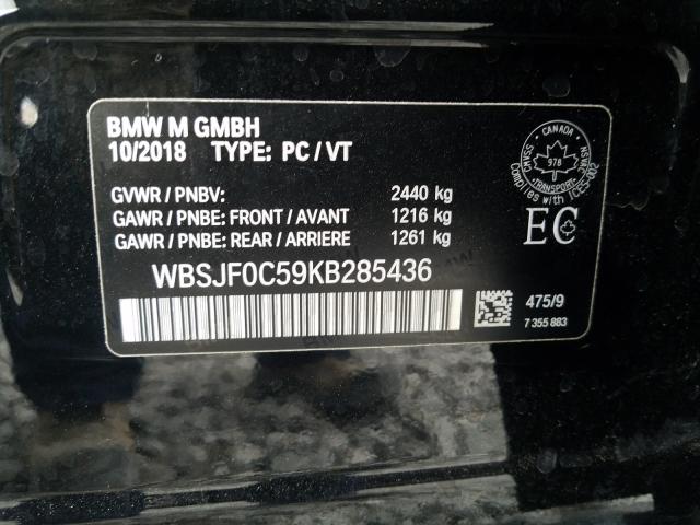 Photo 9 VIN: WBSJF0C59KB285436 - BMW M5 