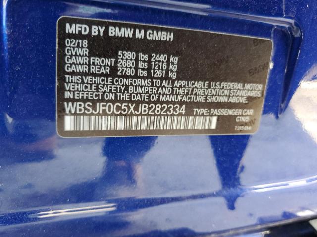 Photo 12 VIN: WBSJF0C5XJB282334 - BMW M5 