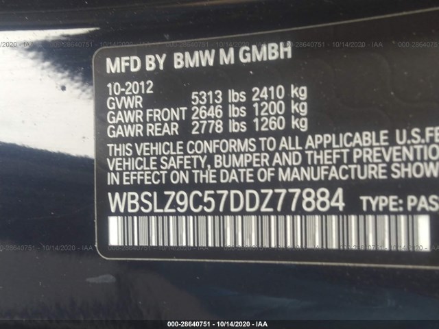 Photo 8 VIN: WBSLZ9C57DDZ77884 - BMW M6 