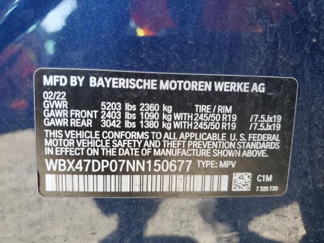 Photo 12 VIN: WBX47DP07NN150677 - BMW X3 