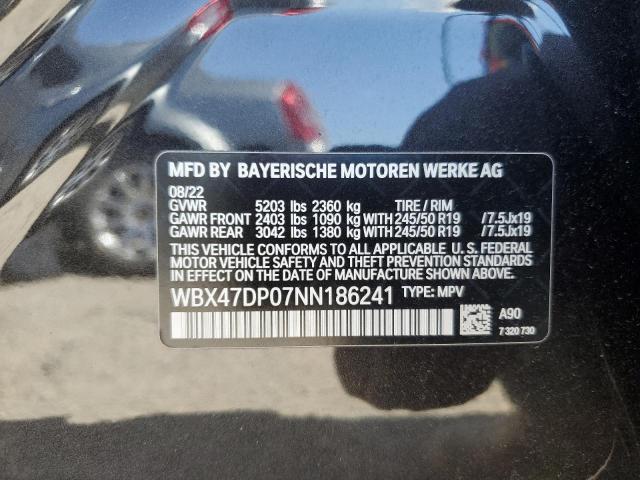 Photo 12 VIN: WBX47DP07NN186241 - BMW X3 SDRIVE3 