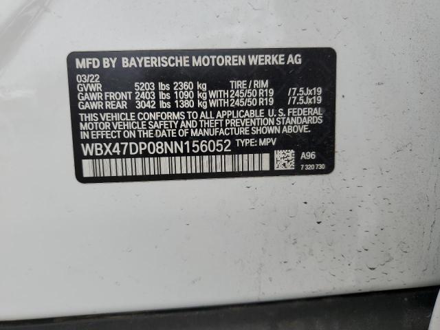 Photo 12 VIN: WBX47DP08NN156052 - BMW X3 SDRIVE3 