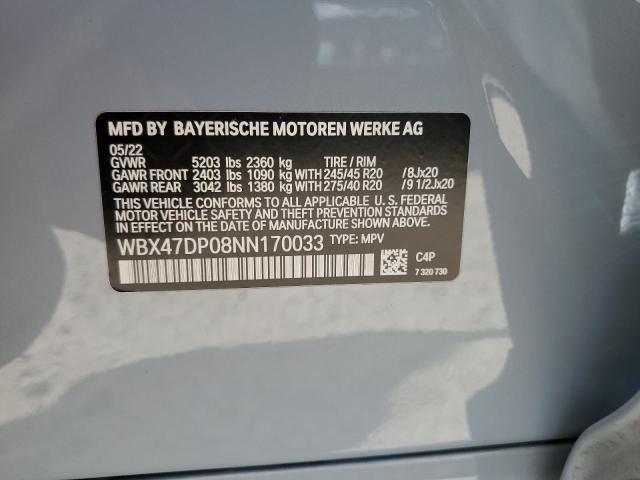 Photo 12 VIN: WBX47DP08NN170033 - BMW X3 SDRIVE3 