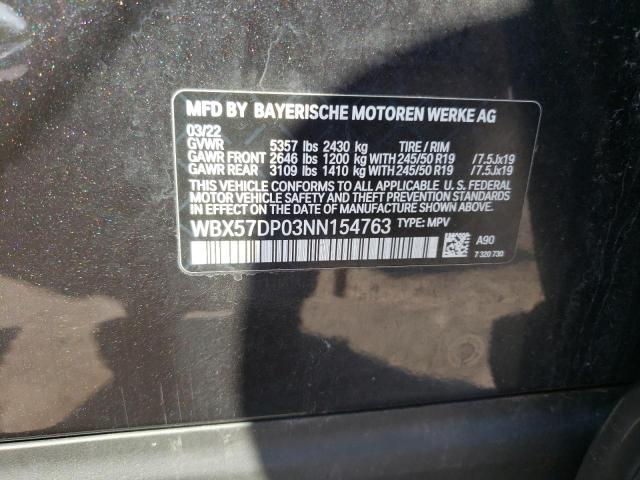 Photo 12 VIN: WBX57DP03NN154763 - BMW X3 XDRIVE3 