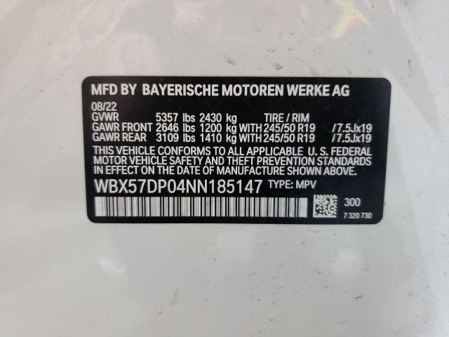 Photo 13 VIN: WBX57DP04NN185147 - BMW X3 XDRIVE3 