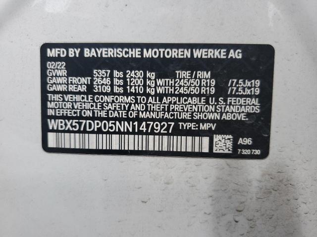 Photo 11 VIN: WBX57DP05NN147927 - BMW X3 XDRIVE3 