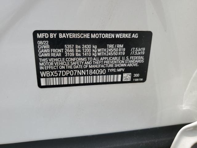 Photo 12 VIN: WBX57DP07NN184090 - BMW X3 XDRIVE3 