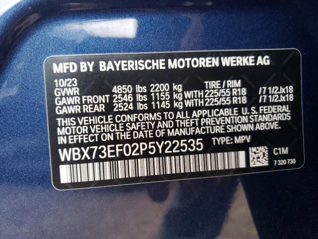 Photo 12 VIN: WBX73EF02P5Y22535 - BMW X1 XDRIVE2 