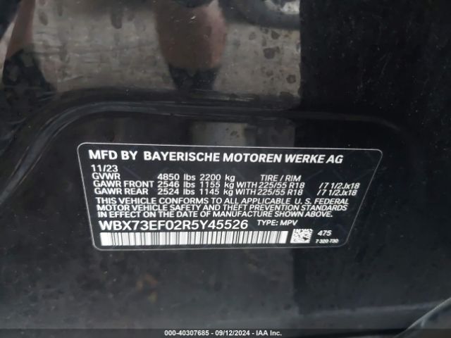 Photo 8 VIN: WBX73EF02R5Y45526 - BMW X1 