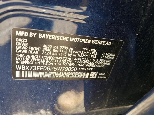 Photo 13 VIN: WBX73EF06P5W79850 - BMW X1 XDRIVE2 