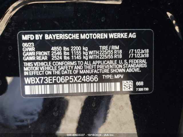 Photo 8 VIN: WBX73EF06P5X24866 - BMW X1 