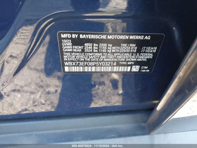 Photo 8 VIN: WBX73EF08P5Y03214 - BMW X1 