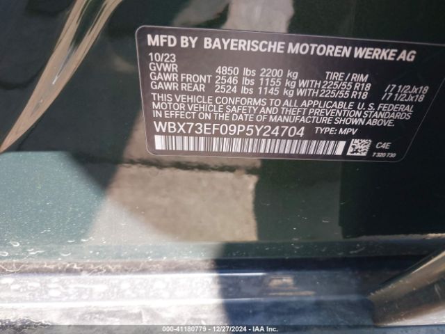 Photo 8 VIN: WBX73EF09P5Y24704 - BMW X1 