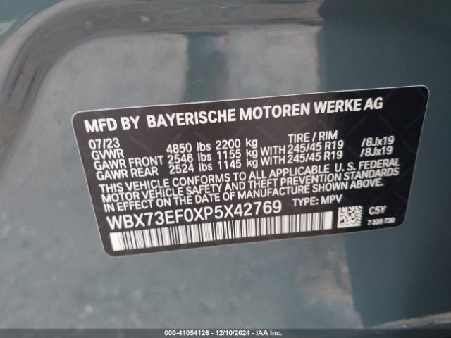 Photo 8 VIN: WBX73EF0XP5X42769 - BMW X1 