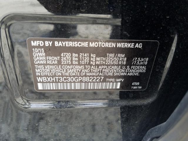 Photo 9 VIN: WBXHT3C30GP882227 - BMW X1 XDRIVE2 