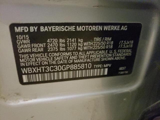 Photo 9 VIN: WBXHT3C30GP885810 - BMW X1 XDRIVE2 