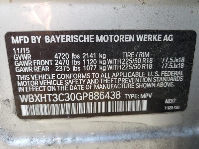 Photo 12 VIN: WBXHT3C30GP886438 - BMW X1 XDRIVE2 