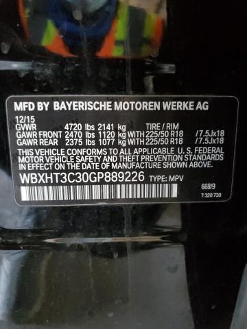 Photo 11 VIN: WBXHT3C30GP889226 - BMW X1 XDRIVE2 