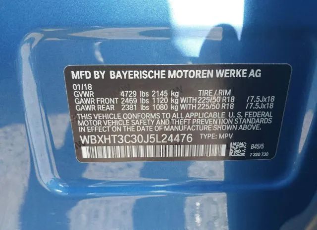 Photo 8 VIN: WBXHT3C30J5L24476 - BMW X1 