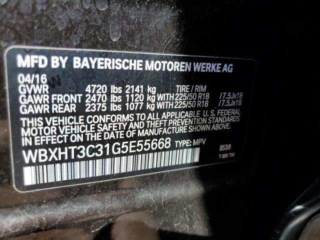 Photo 9 VIN: WBXHT3C31G5E55668 - BMW X1 XDRIVE2 