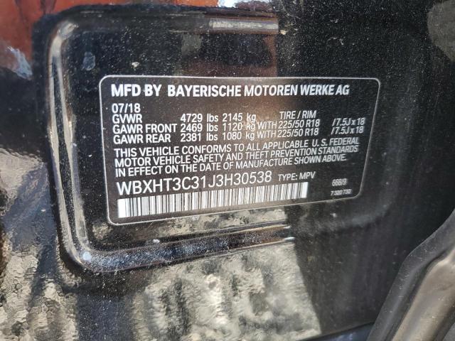 Photo 12 VIN: WBXHT3C31J3H30538 - BMW X1 XDRIVE2 