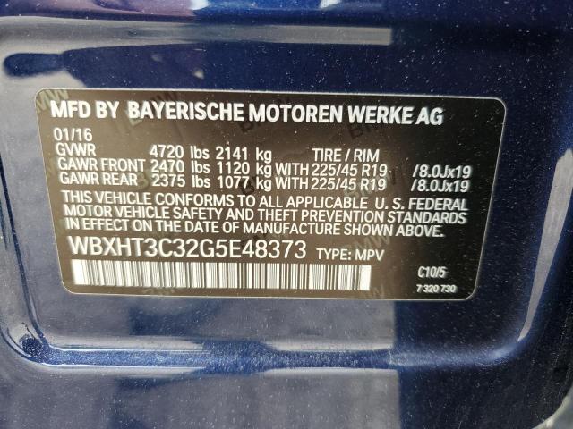 Photo 11 VIN: WBXHT3C32G5E48373 - BMW X1 XDRIVE2 