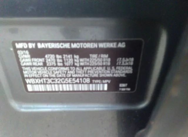 Photo 8 VIN: WBXHT3C32G5E54108 - BMW X1 