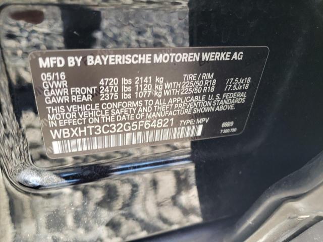 Photo 9 VIN: WBXHT3C32G5F64821 - BMW X1 XDRIVE2 