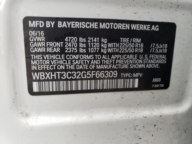 Photo 12 VIN: WBXHT3C32G5F66309 - BMW X1 