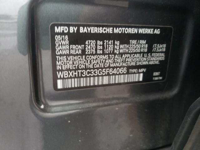 Photo 9 VIN: WBXHT3C33G5F64066 - BMW X1 