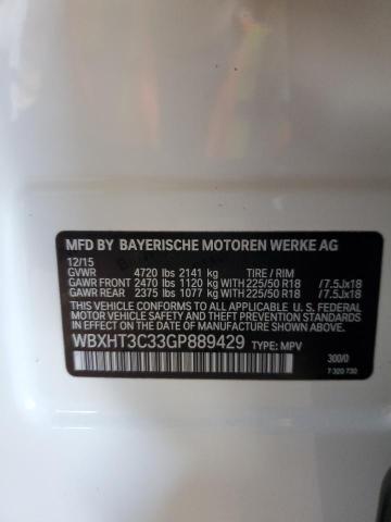 Photo 11 VIN: WBXHT3C33GP889429 - BMW X1 XDRIVE2 