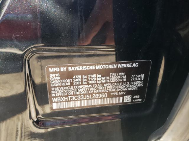 Photo 9 VIN: WBXHT3C33J5L28960 - BMW X1 XDRIVE2 