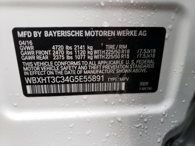 Photo 12 VIN: WBXHT3C34G5E55891 - BMW X1 