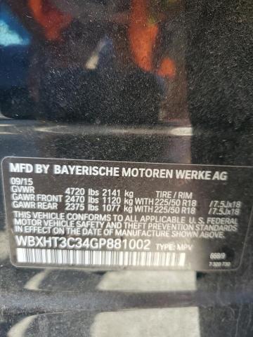 Photo 12 VIN: WBXHT3C34GP881002 - BMW X1 XDRIVE2 