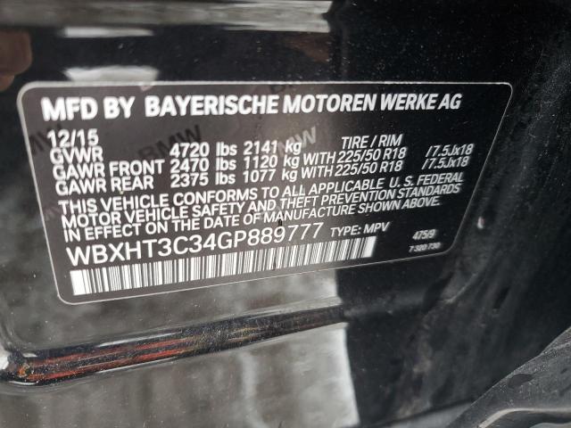 Photo 12 VIN: WBXHT3C34GP889777 - BMW X1 XDRIVE2 